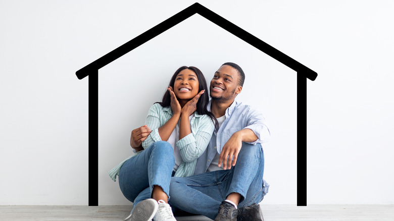 Couple planning the future