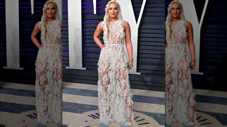 Lindsey Vonn at the 2019 Vanity Fair Oscar Party