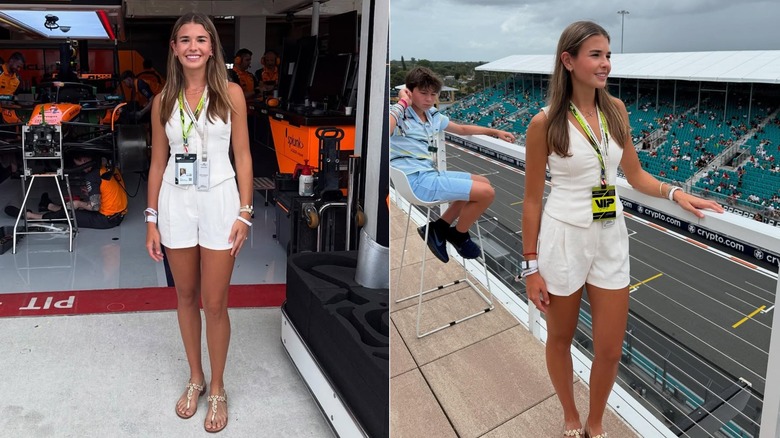 Kai Trump at F1 in 2025