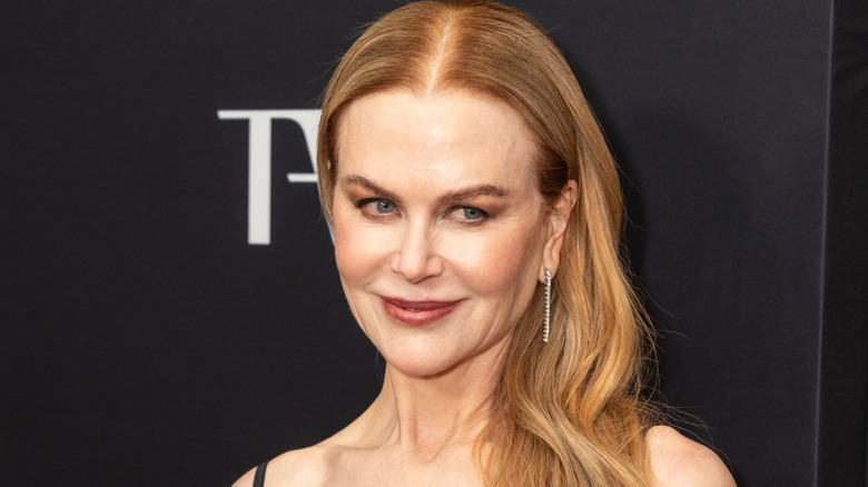 Nicole Kidman wearing dress by Versace attends Amazon Prime MGM Studios 'Expats' premiere at The Museum of Modern Art in New York on January 21, 2024 (2024)