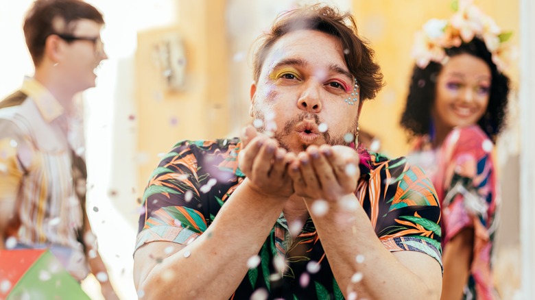 fun friends colorful clothes makeup