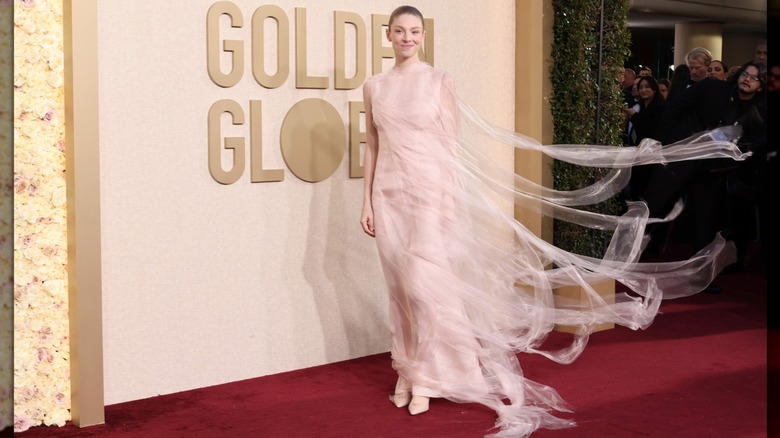 Hunter Schafer at the 2024 Golden Globes