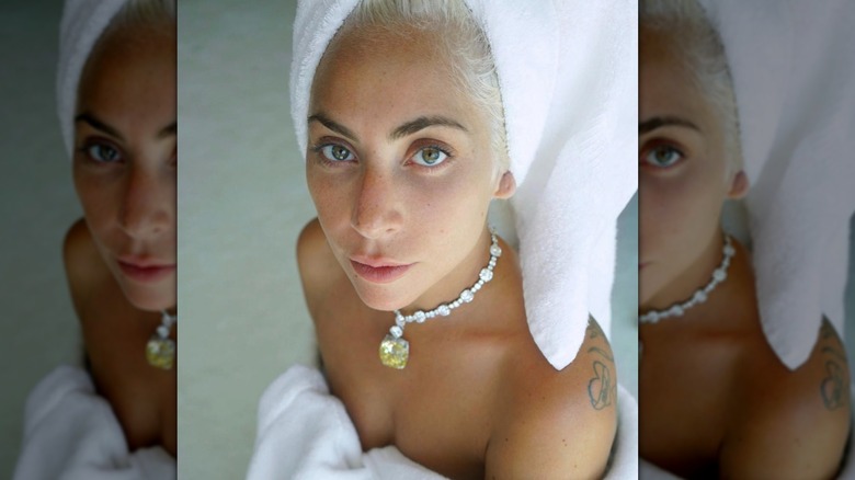 Lady Gaga without makeup