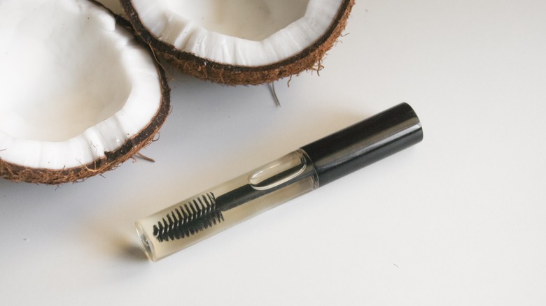 A vial of coconut oil