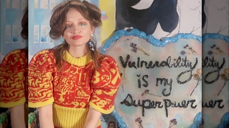 Shayna Klee in orange