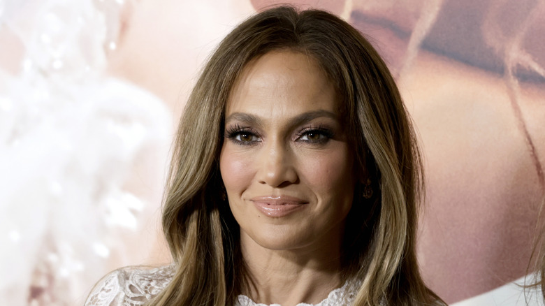 Jennifer Lopez smiling