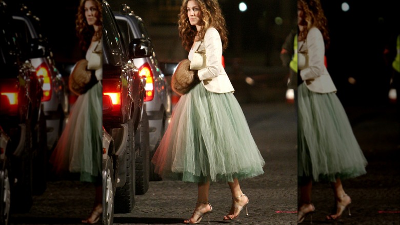 Sarah Jessica Parker as Carrie Bradshaw tulle skirt
