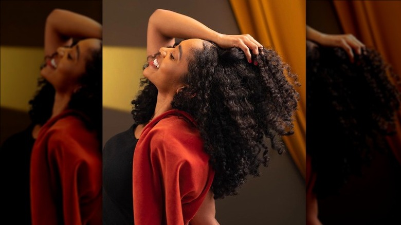 All-natural braid out