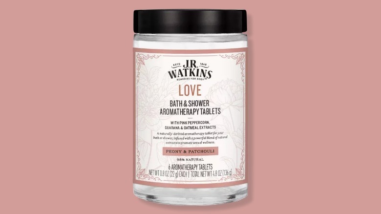 Jar of bath and shower bombs