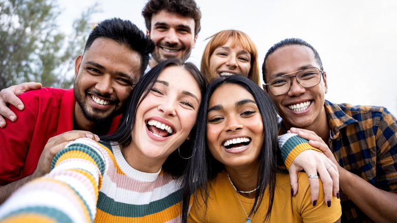 friends hanging out together