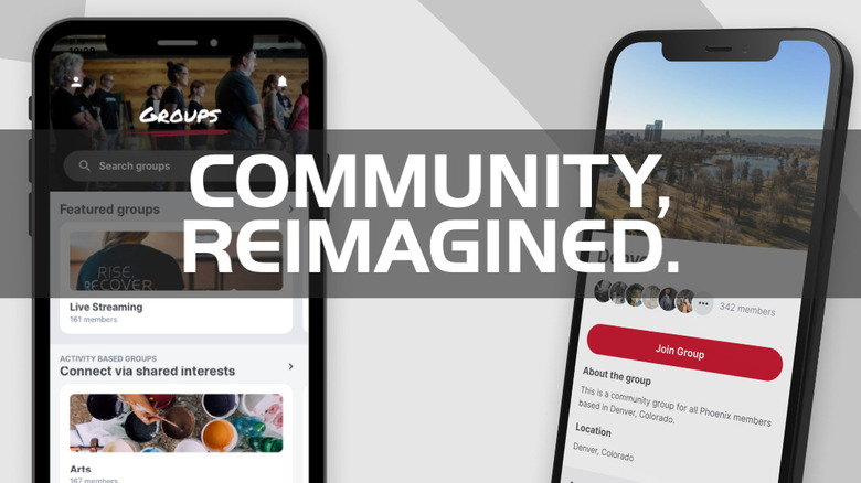 Screenshots of The Phoenix app