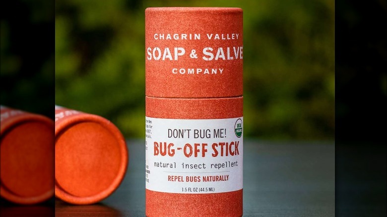 orange natural insect repellant stick