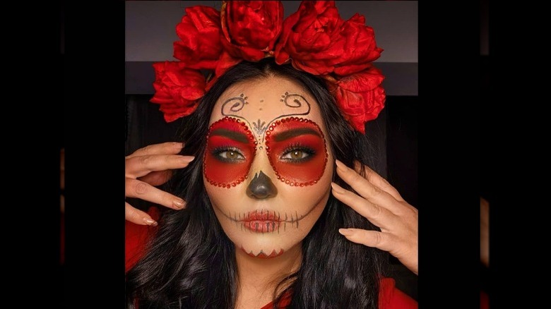 sugar skull makeup