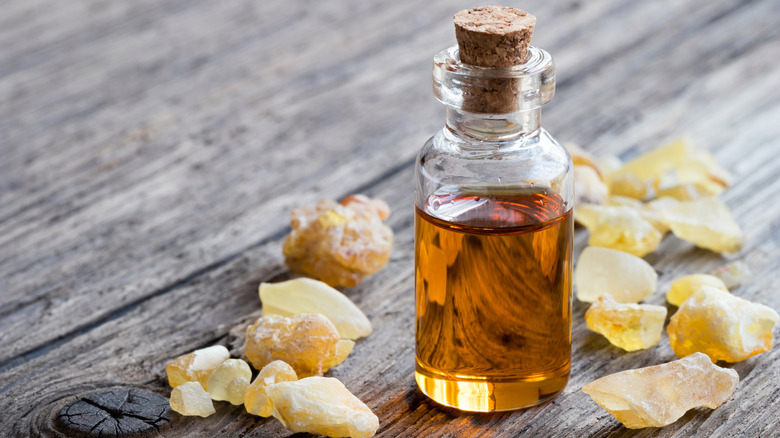 Bottle of Frankincense oil