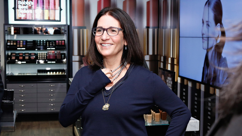 Makeup artist Bobbi Brown smiling
