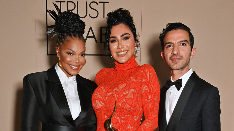 Janet Jackson and Huda Kattan smiling