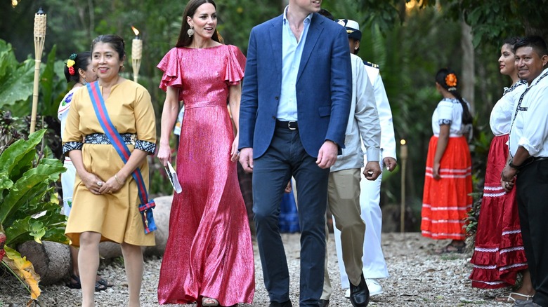 Princess Catherine's shimmery dress