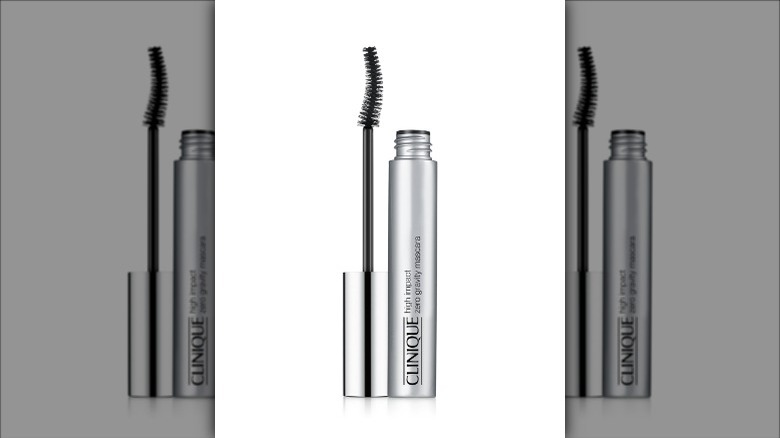 Clinique mascara on white background