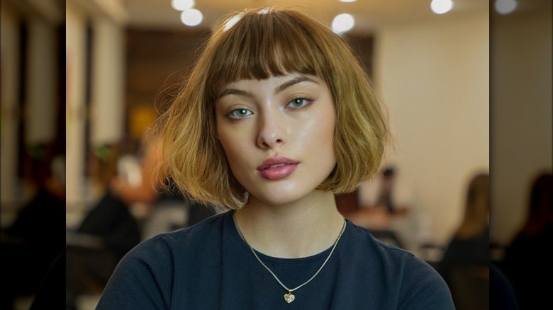 choppy bob with bangs haircut 