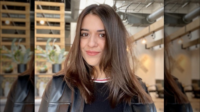 long hair with lived in layers