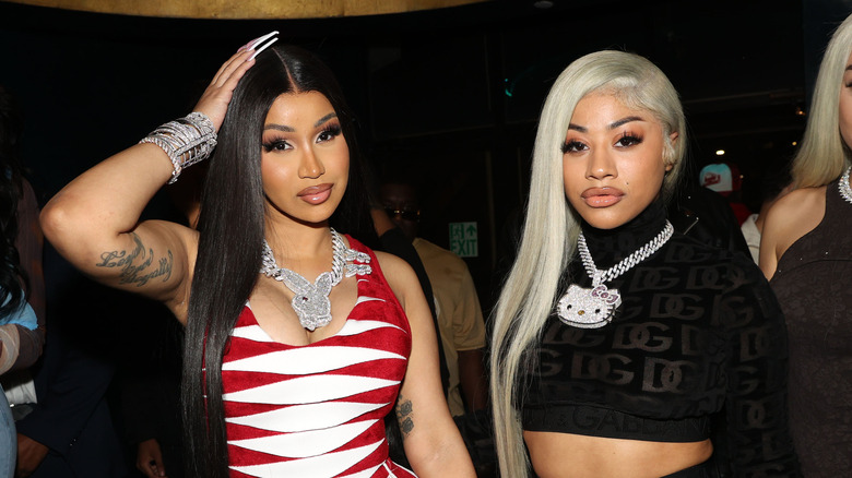 Cardi B and her sister Hennessy Carolina