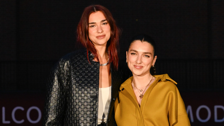 Dua Lipa and her sister Rina Lipa