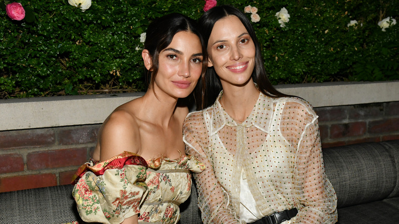 Lily Aldridge and her sister Ruby Aldridge
