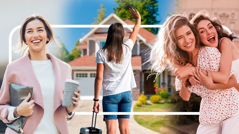 Woman leaves home for self-reflection and to connect with others