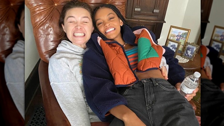 Florence Pugh with friend