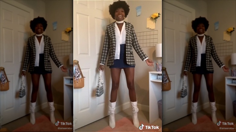 Retro contemporary outfit