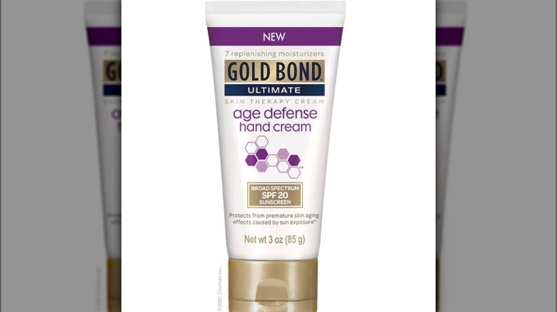 Close up of Gold Bond