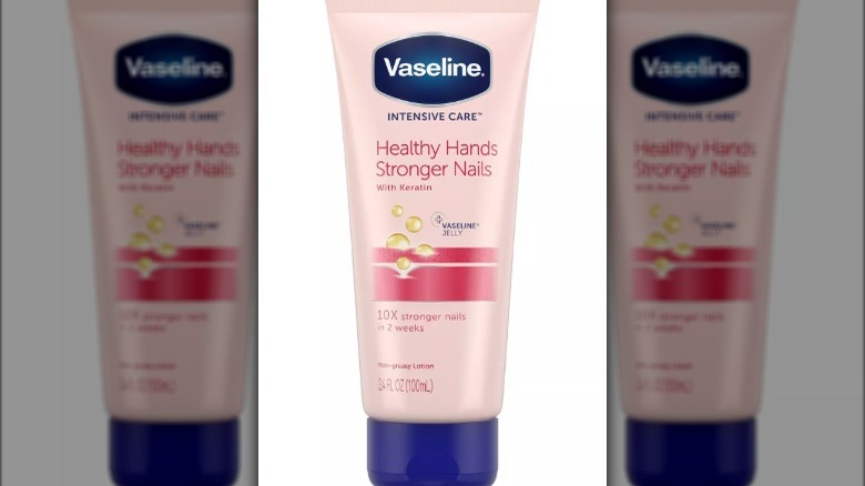 Pink tube of hand cream