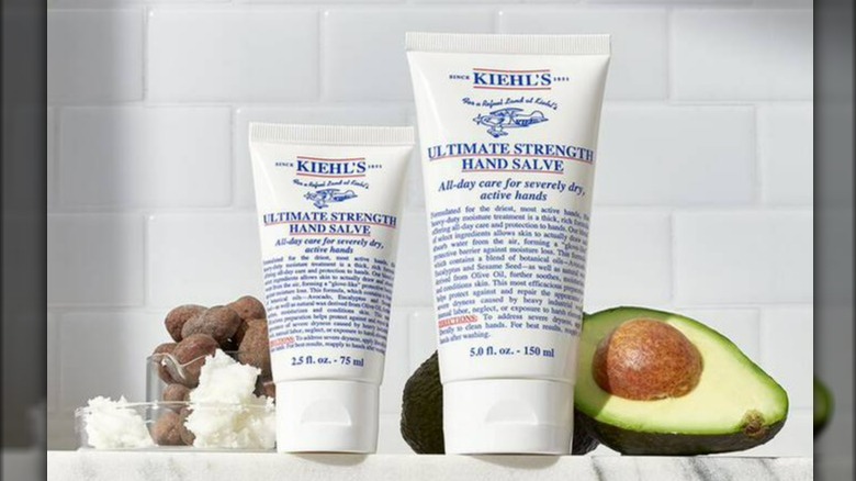Two tubes of Kiehl's cream