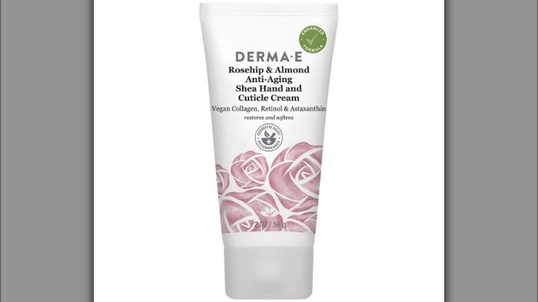 White and pink hand cream
