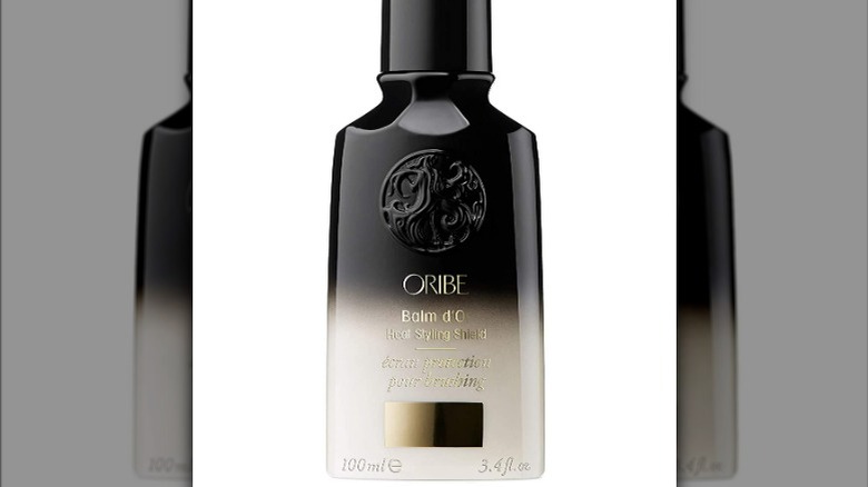Black gradient bottle of Oribe
