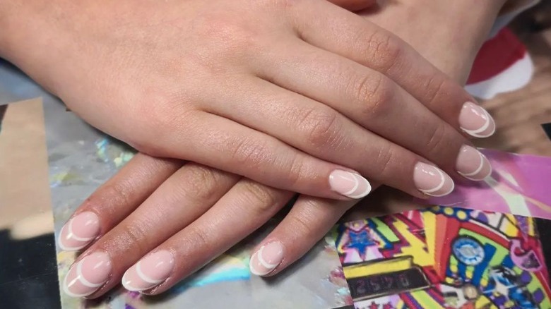 double french manicure