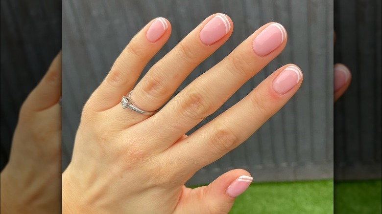 double french manicure