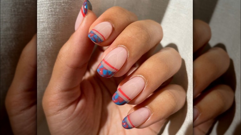 double french manicure