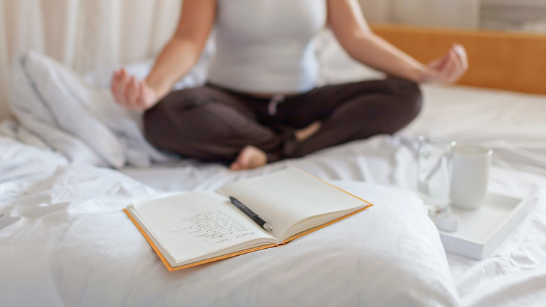 gratitude list while meditating