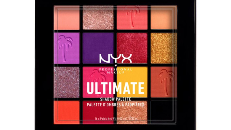 NYX colorful eyeshadow palette