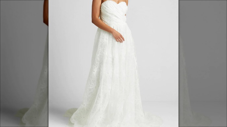 bride in ModCloth dress