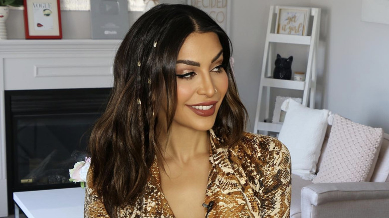 A woman with baby braids