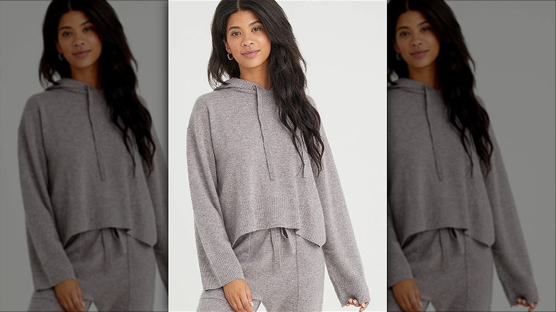 Bella Dahl Cashmere Sweater Hoodie