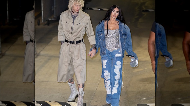 Megan Fox Canadian tuxedo