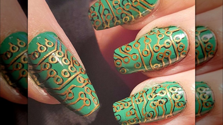 steampunk-inspired coffin nails