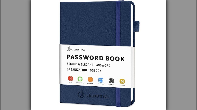 Password Book with Alphabetical Tabs
