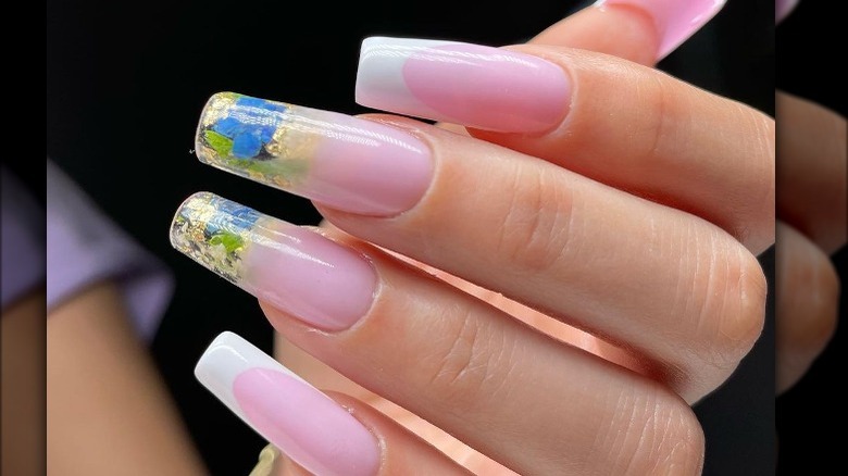 encapsulated french manicure
