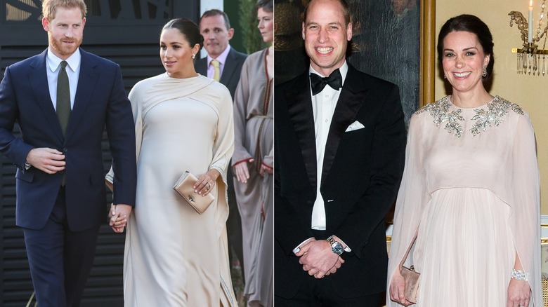 blush dress with cape