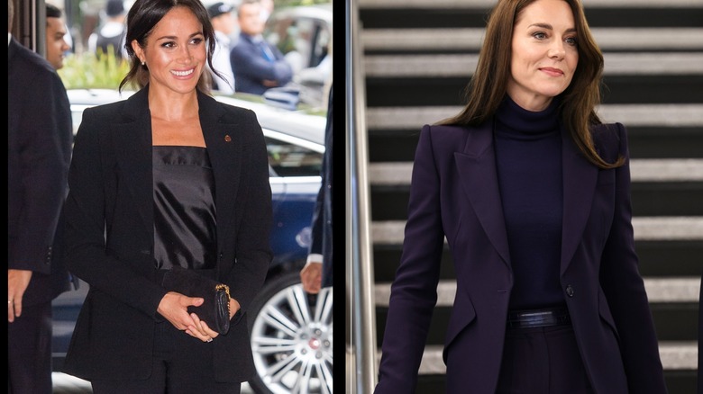 women's black suit jacket