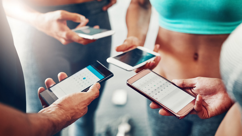 Group accessing calendar app